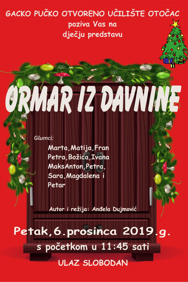 PREDSTAVA / ORMAR IZ DAVNINE