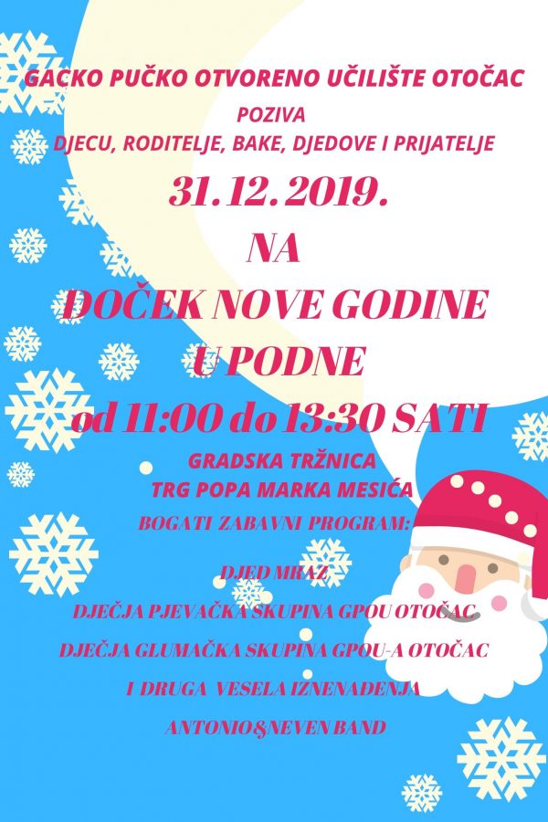 DOČEK NOVE GODINE U PODNE