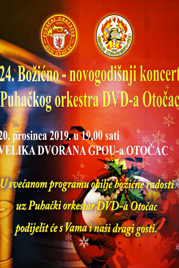 KONCERT PUHAČKOG ORKESTRA DVD-a OTOČAC