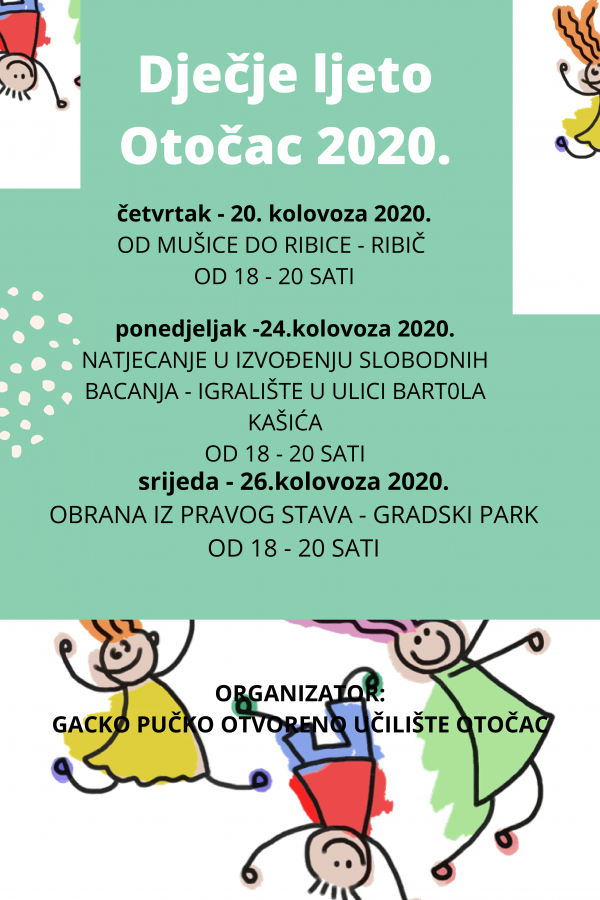 DJEČJE LJETO 2020.