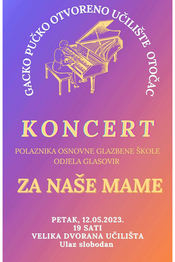 KONCERT – ZA NAŠE MAME