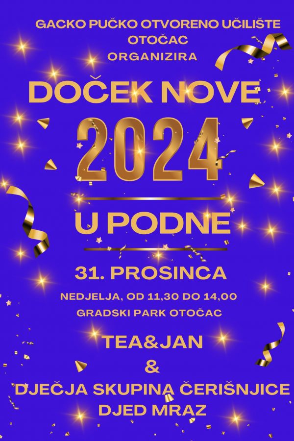 DOČEK NOVE GODINE U PODNE