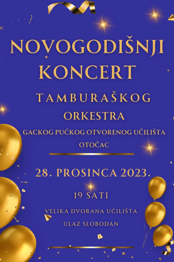 NOVOGODIŠNJI KONCERT TAMBURAŠKOG ORKESTRA