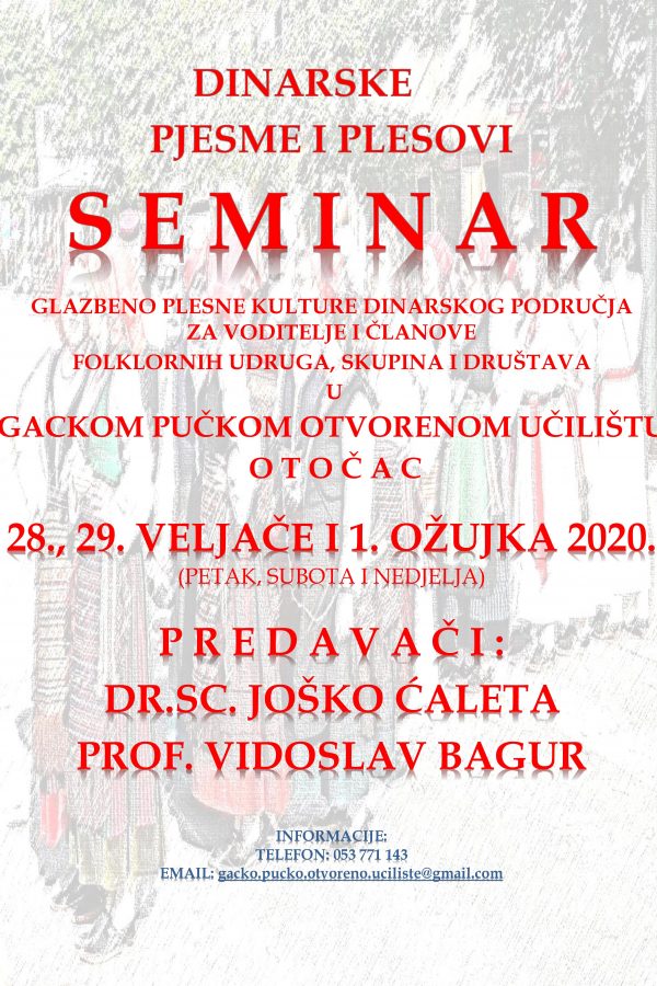 OTVORENE PRIJAVE NA SEMINAR